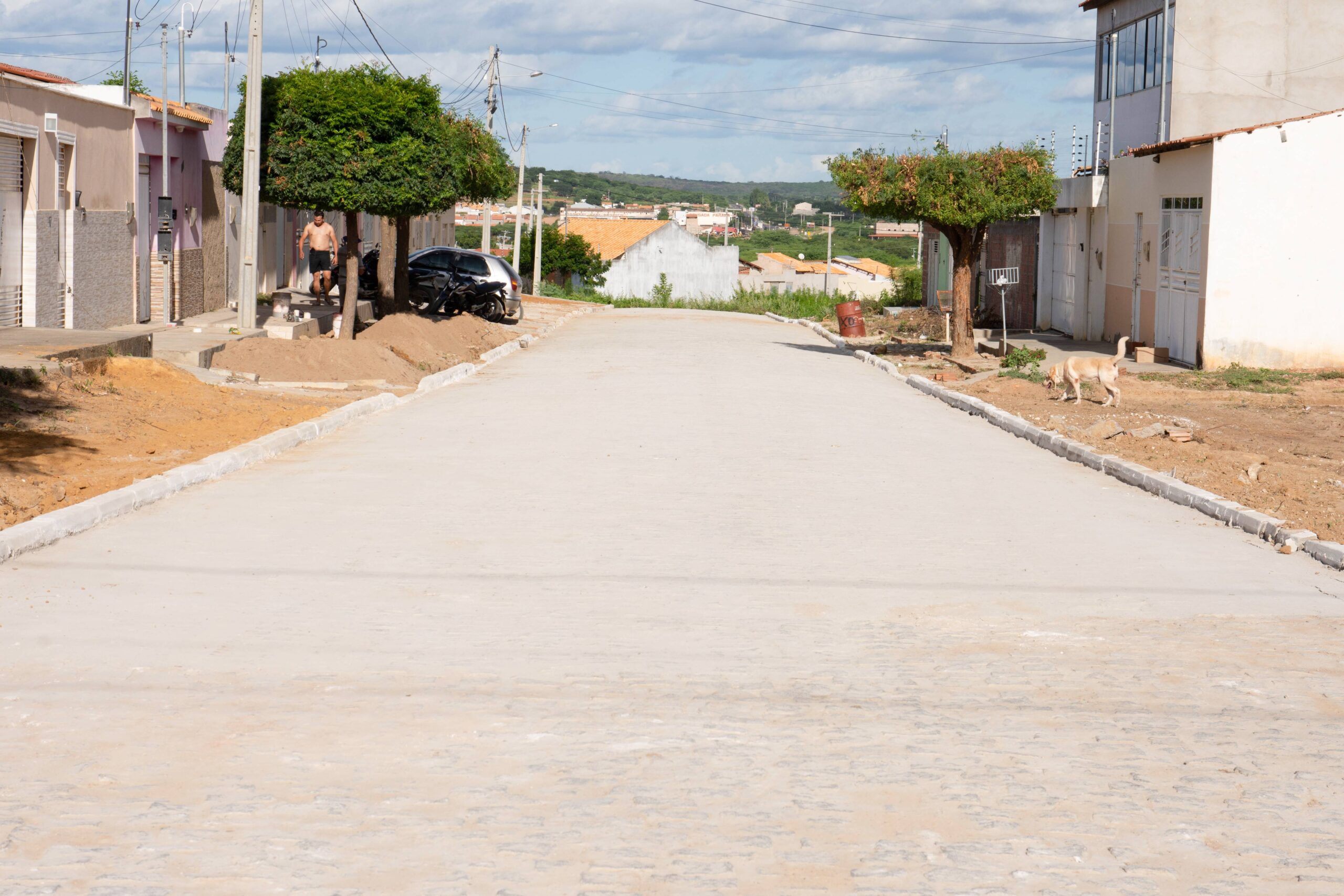 Revitalização na infraestrutura urbana: ruas de Trindade recebem pavimentação