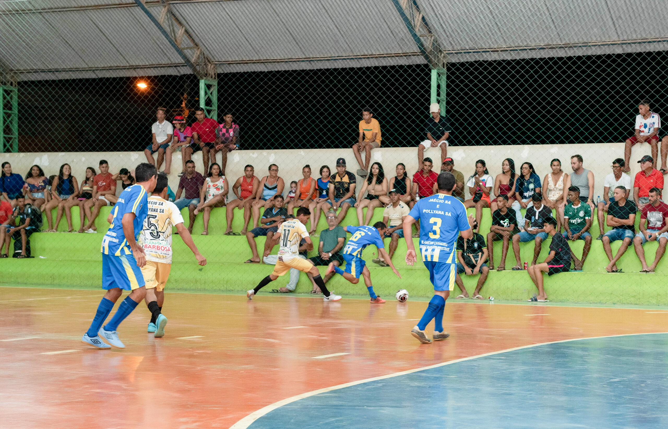 Cerimônia abre a segunda edição do Campeonato Municipal de Futsal Veterano e Feminino